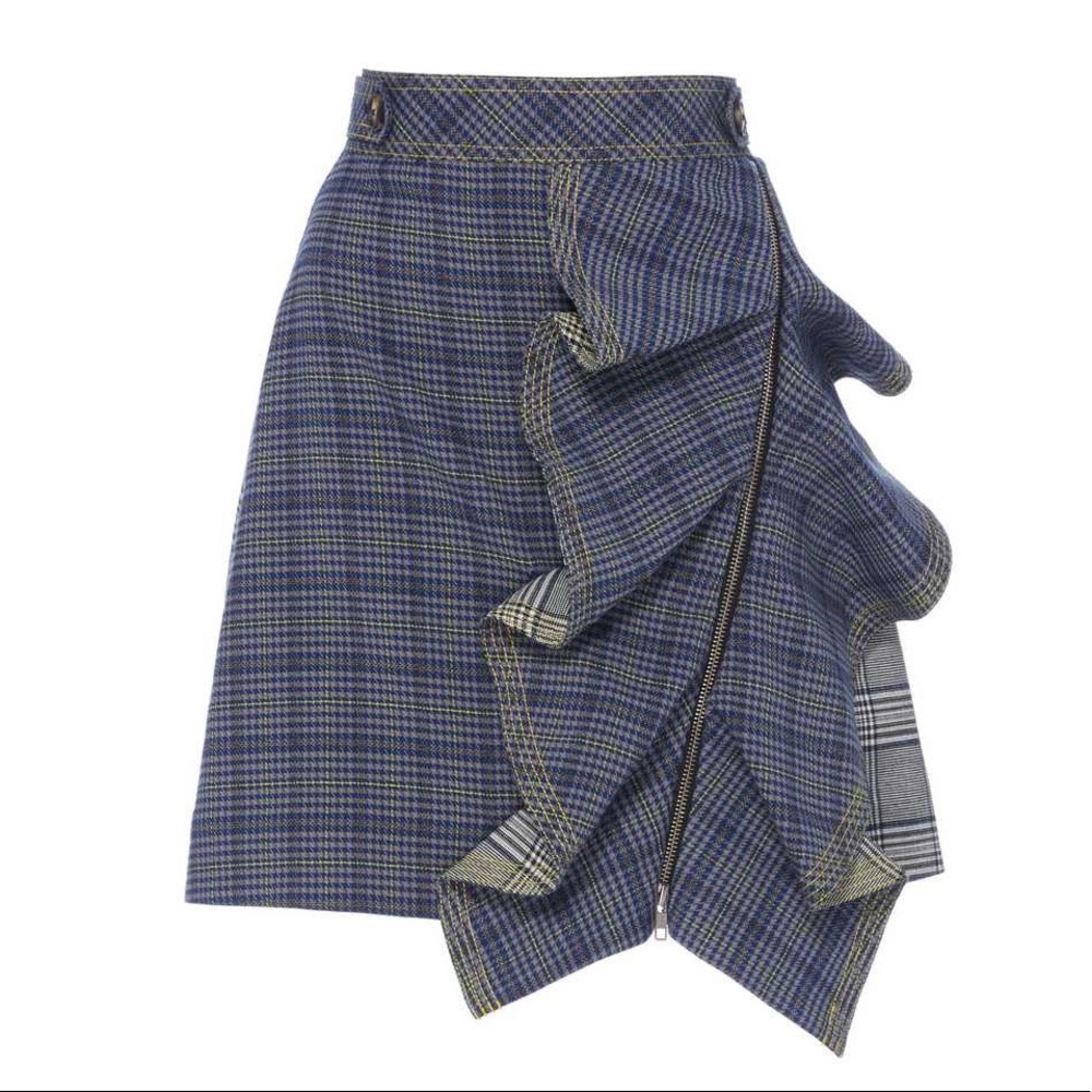 Self-Portrait Ruffle Flounce Skirt - Picture 2 of 7